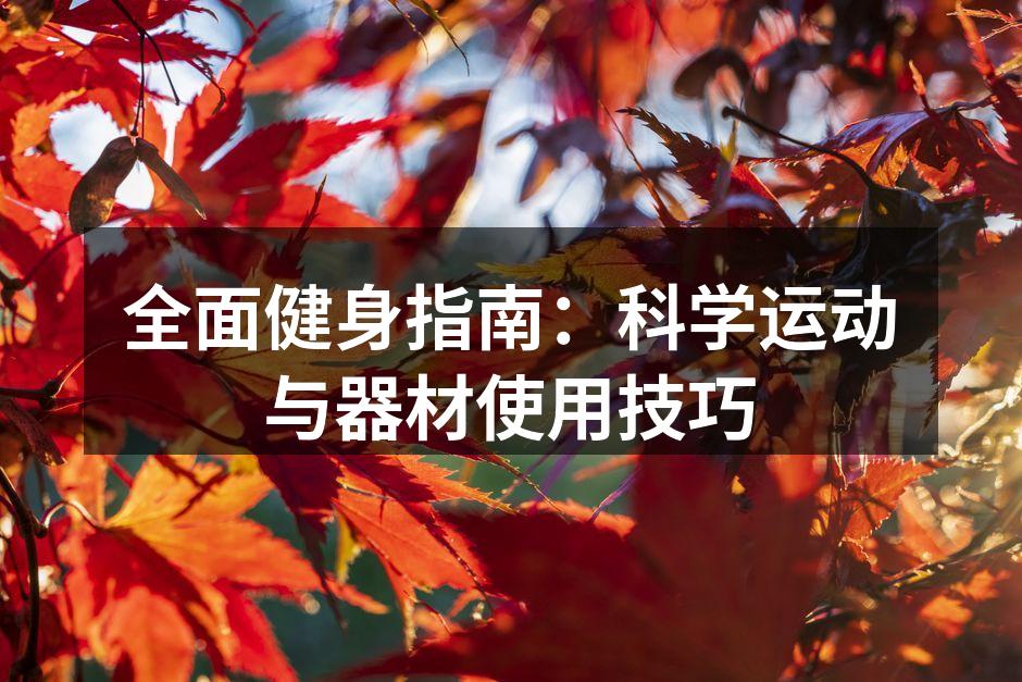 全面健身指南：科学运动与器材使用技巧